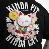 Kinda Cat Premium Oversized T-Shirt