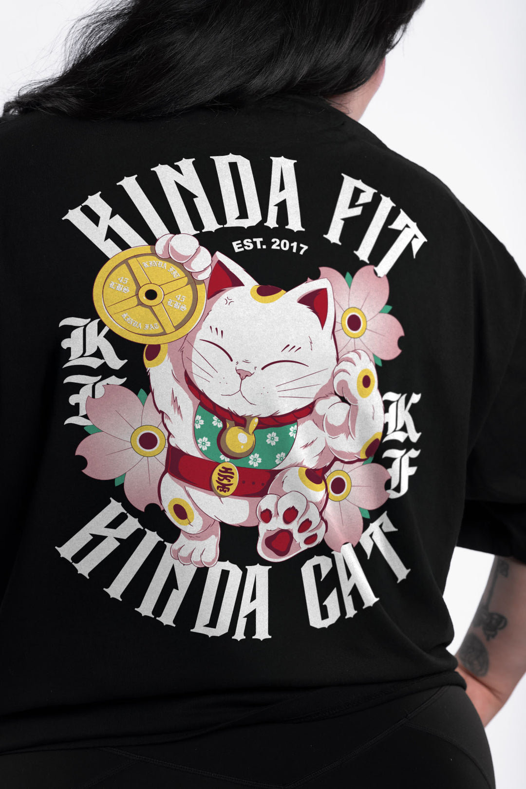 Kinda Cat Premium Oversized T-Shirt