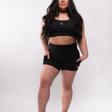 Ethereal Women's High-waisted Compression Shorts