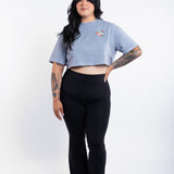 Badum-bells Women's Drop Shoulder Crop