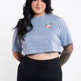 Badum-bells Women's Drop Shoulder Crop