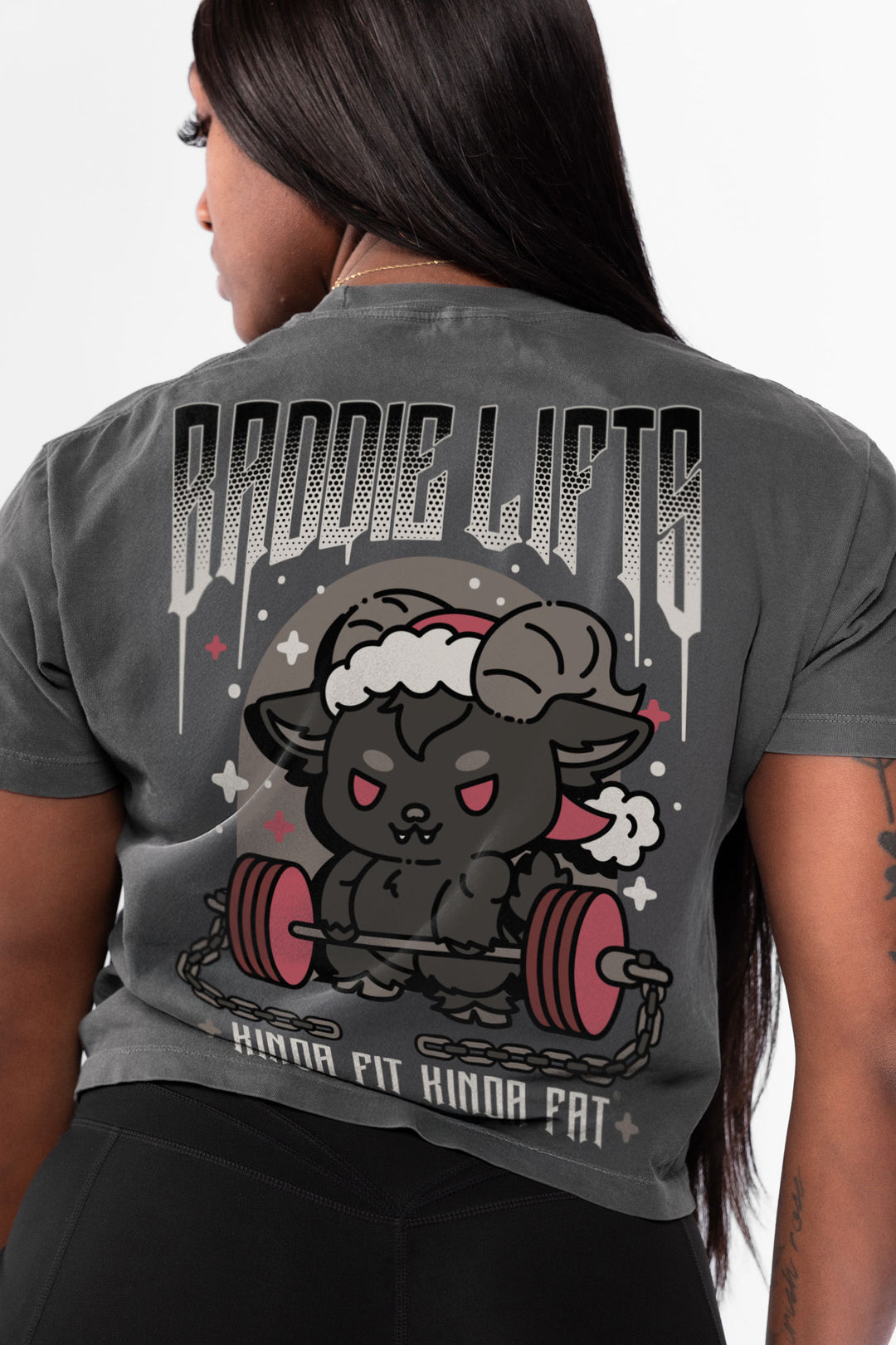 Baddie Lifts Mid-Length Boxy Tee