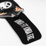 Plateroni Pizza Wrist Wraps - 30" Weightlifting Wrist Support - Black