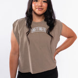 Flex Logo Women's Cropped Muscle Tank