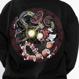 Shiny Wheyquaza vs Gyarolldos Heavyweight Oversized Hoodie (VIP Exclusive)