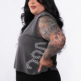 Food Chain Women's Cropped Muscle Tank
