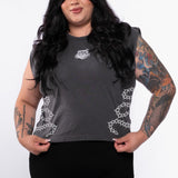 Food Chain Women's Cropped Muscle Tank