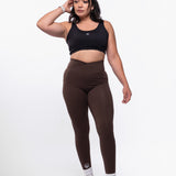 Radiant Women's Crossover High-Waisted Leggings