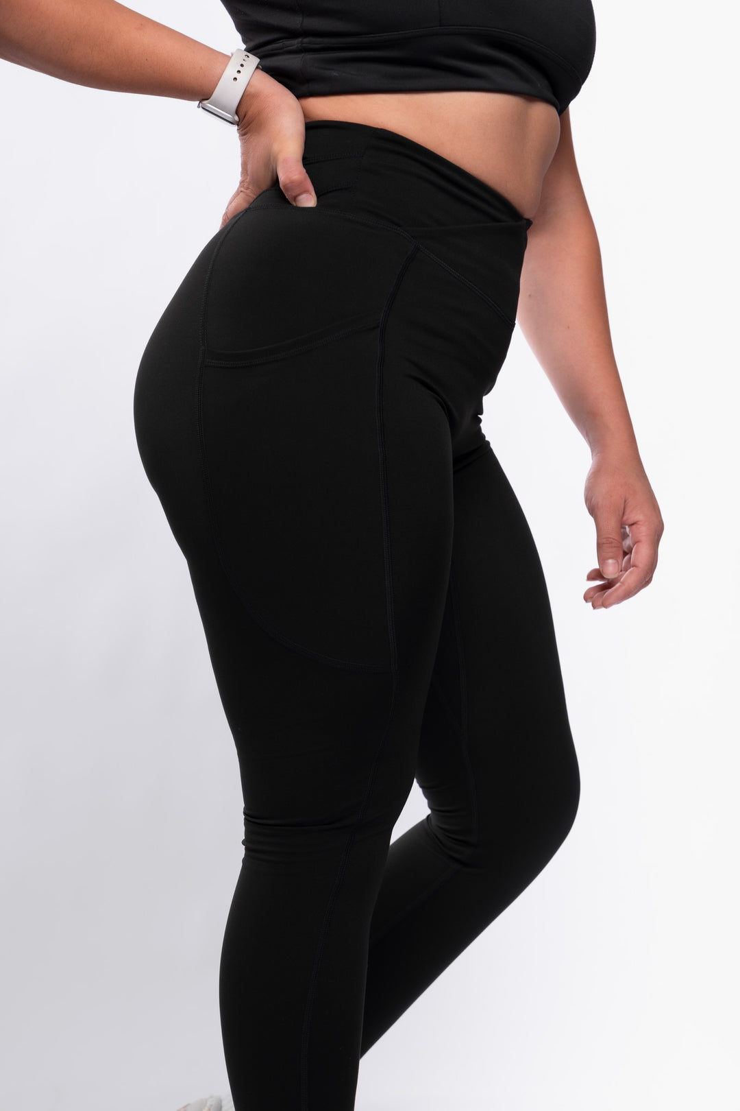 Radiant Women's Crossover High-Waisted Leggings