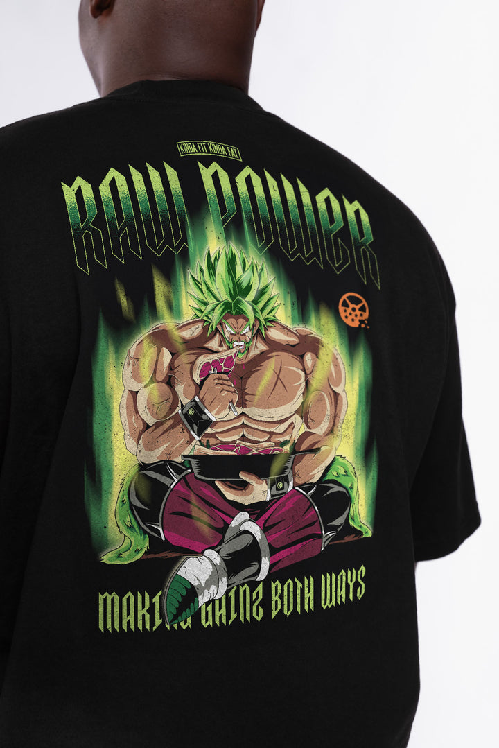 Raw Power Premium Oversized T-Shirt