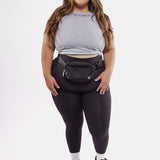 Medallion Ribbed Crop Racer Tank