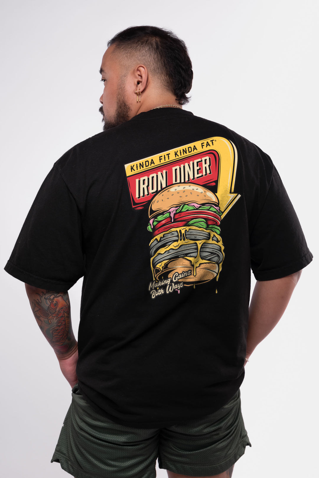 Iron Diner Premium Oversized T-Shirt