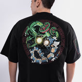 Wheyquaza vs Gyarolldos Premium Oversized T-Shirt