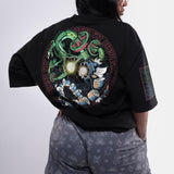 Wheyquaza vs Gyarolldos Premium Oversized T-Shirt