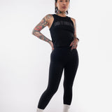 Fahrenheit Ribbed Crop Racer Tank