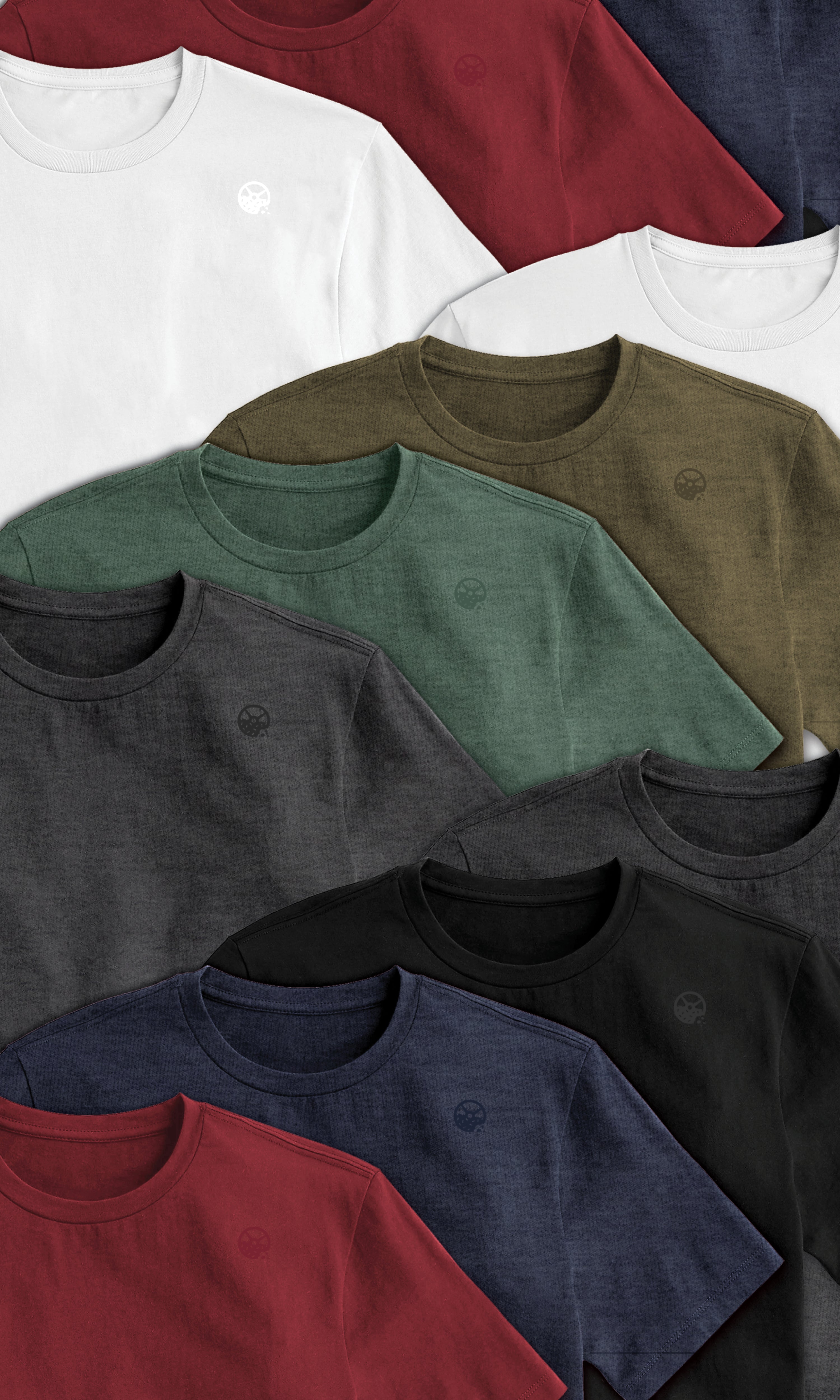 KFKF Basics Bundle - The Icon Signature Blend T-Shirt - Athletic Cut - Simple Minimal Design