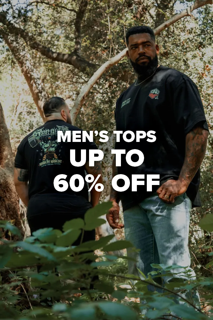 Men's Tops Sale up to 60% OFF - SHOP NOW