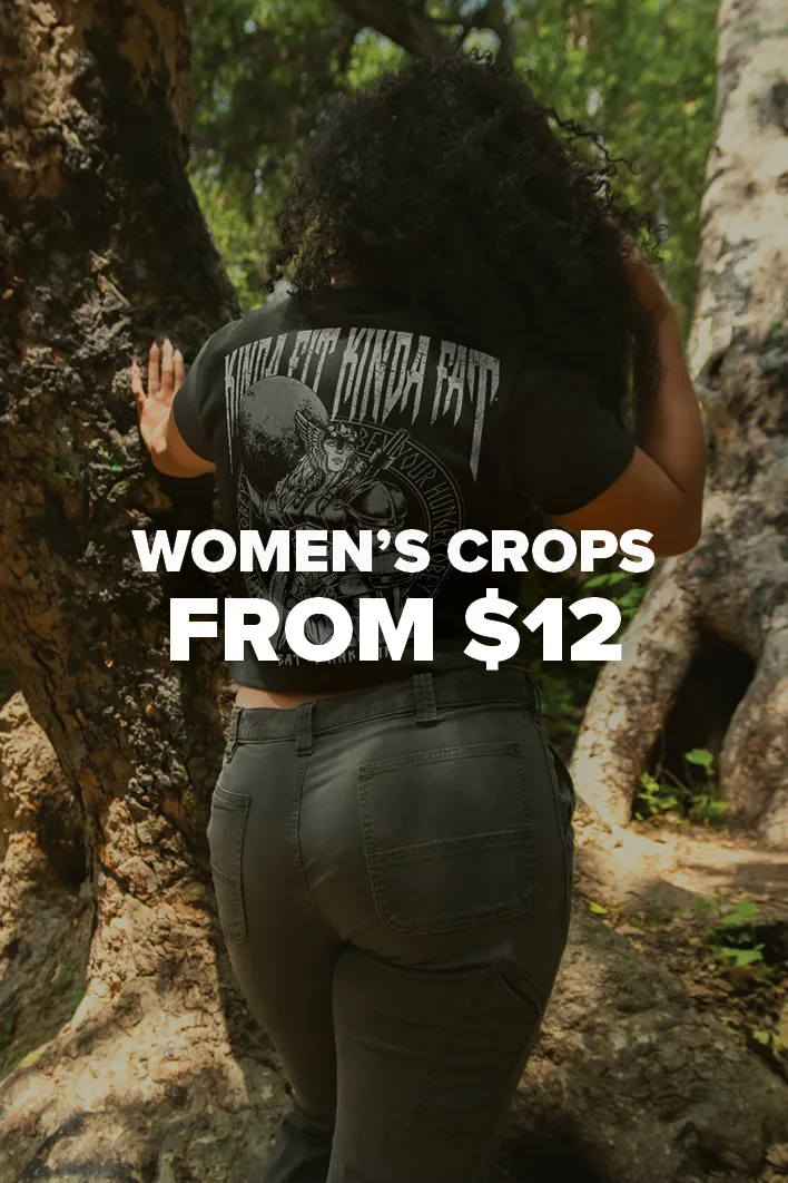 Women's Crop Sale from $12 - SHOP NOW