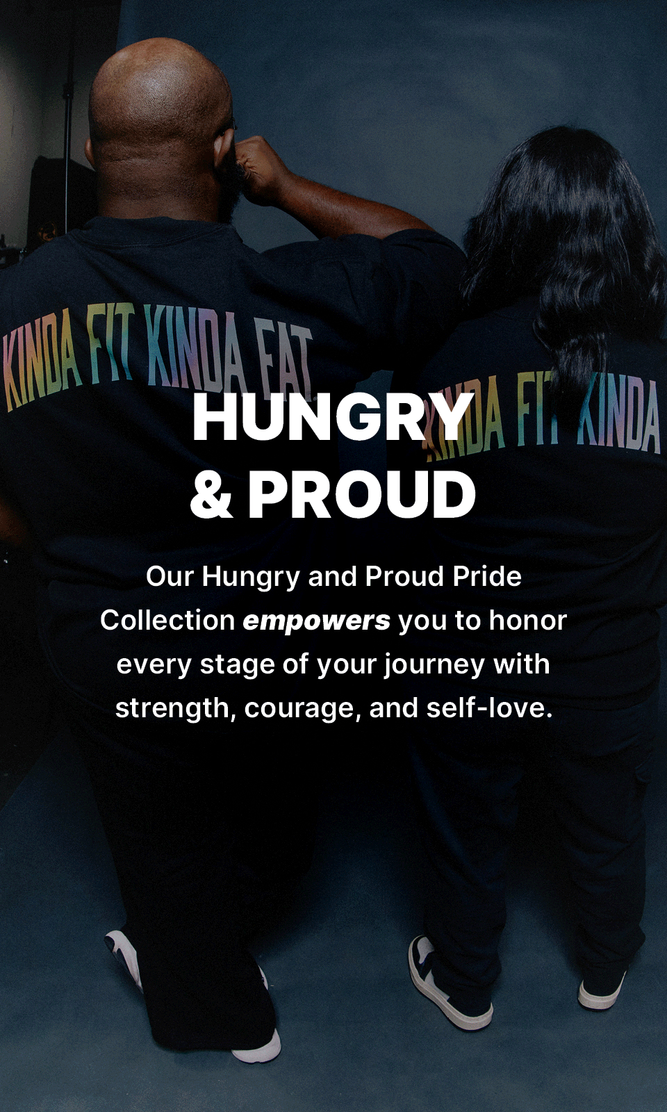 Kinda Fit Kinda Fat Pride Collection apparel - Fahrenheit T-Shirt, Kinda Gay T-Shirt, and Fully Queer T-Shirt