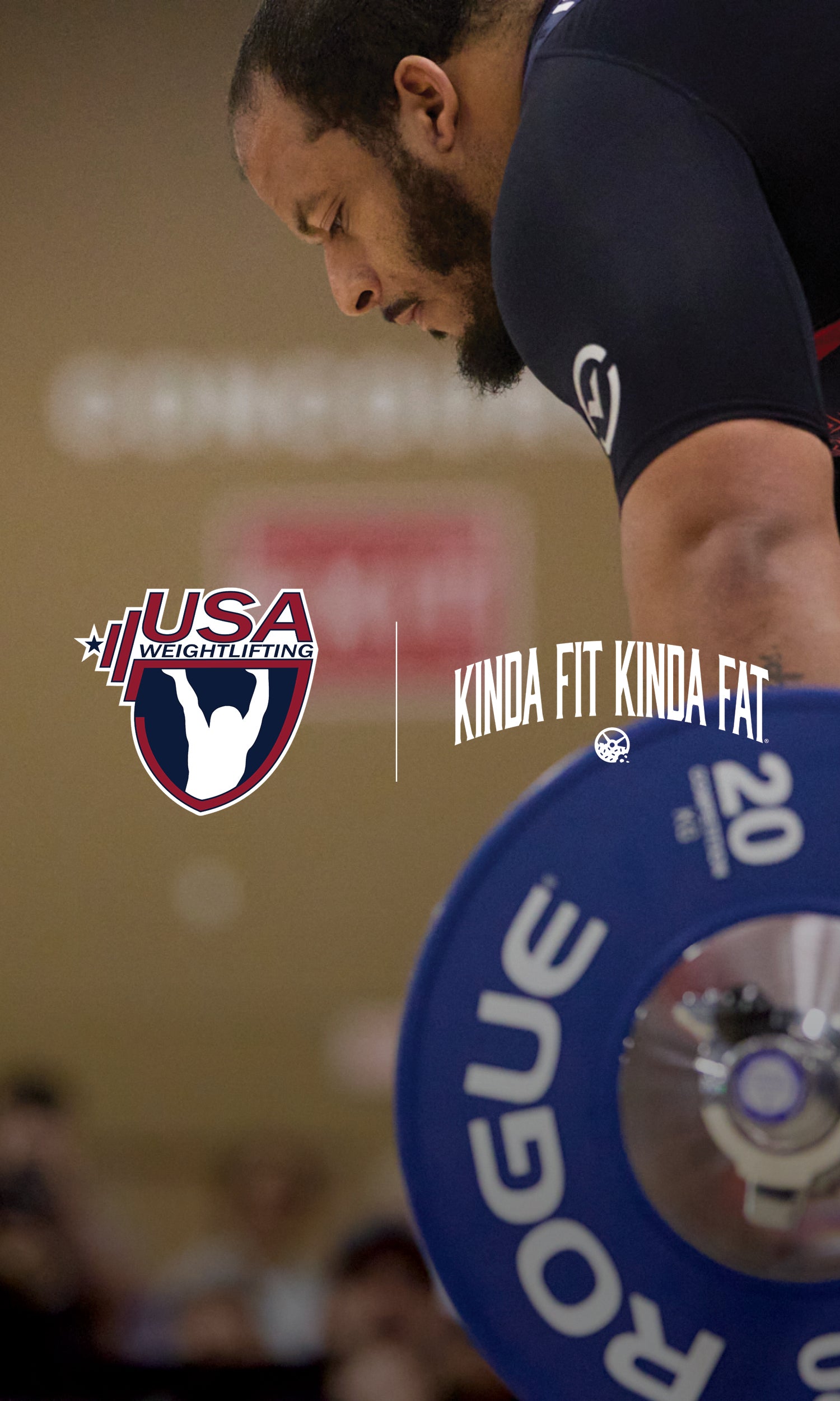 Kinda Fit Kinda Fat and USA Weightlifting official body diversity sponsorship partnership