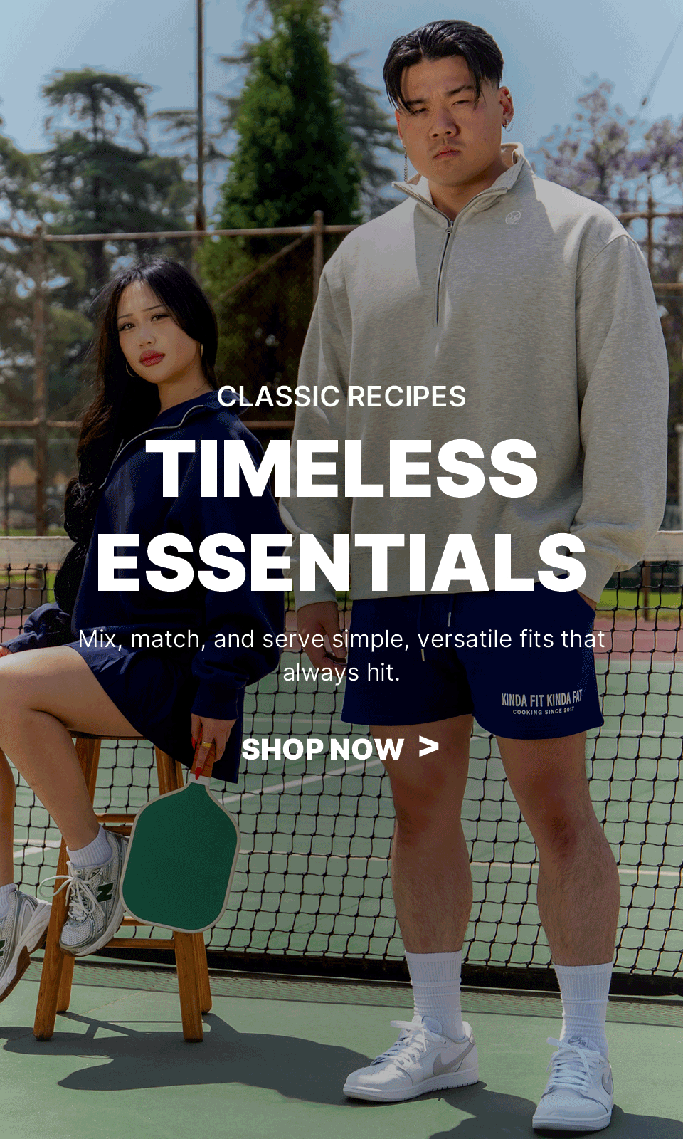 Shop KFKF Timeless Essentials – size inclusive men's and women's activewear and basics collection