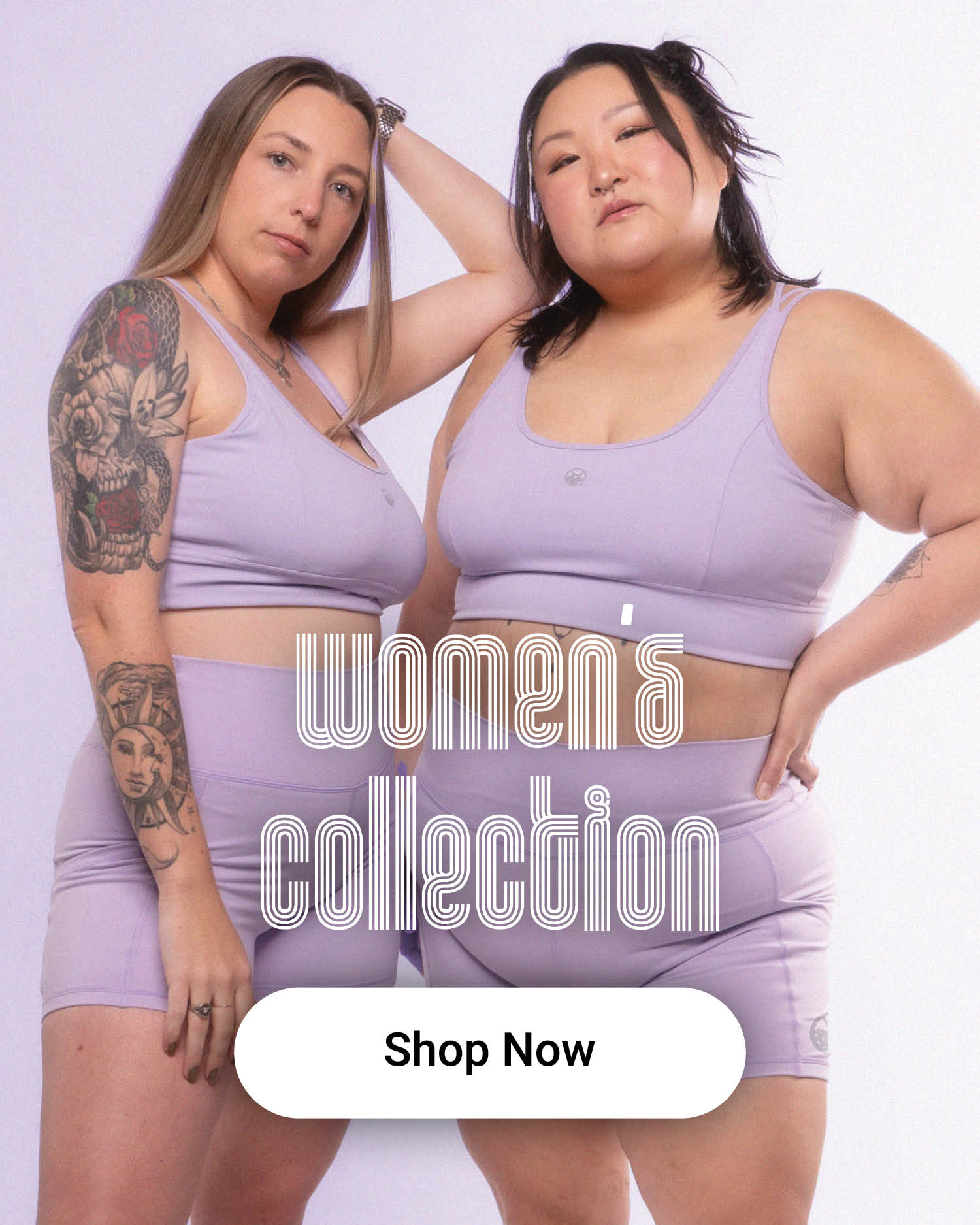 kinda fit kinda fat womens collection ranging from sports bra, compression shorts, boxy tee, & crop tops - shop now