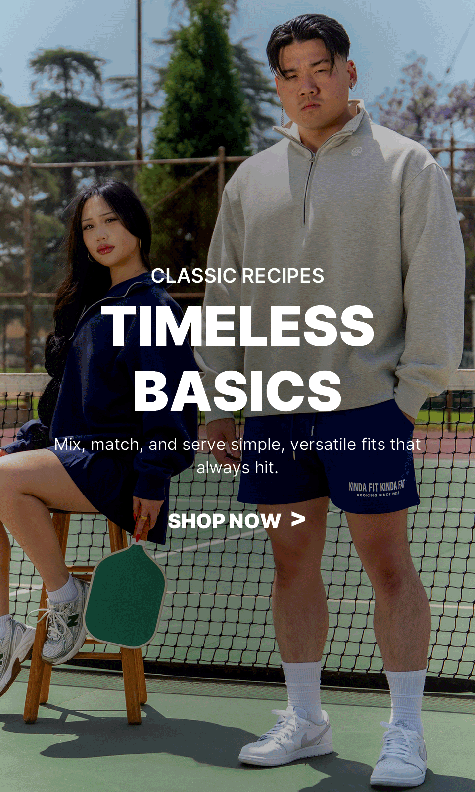 Shop KFKF Timeless Basics – size inclusive men's and women's activewear and basics collection