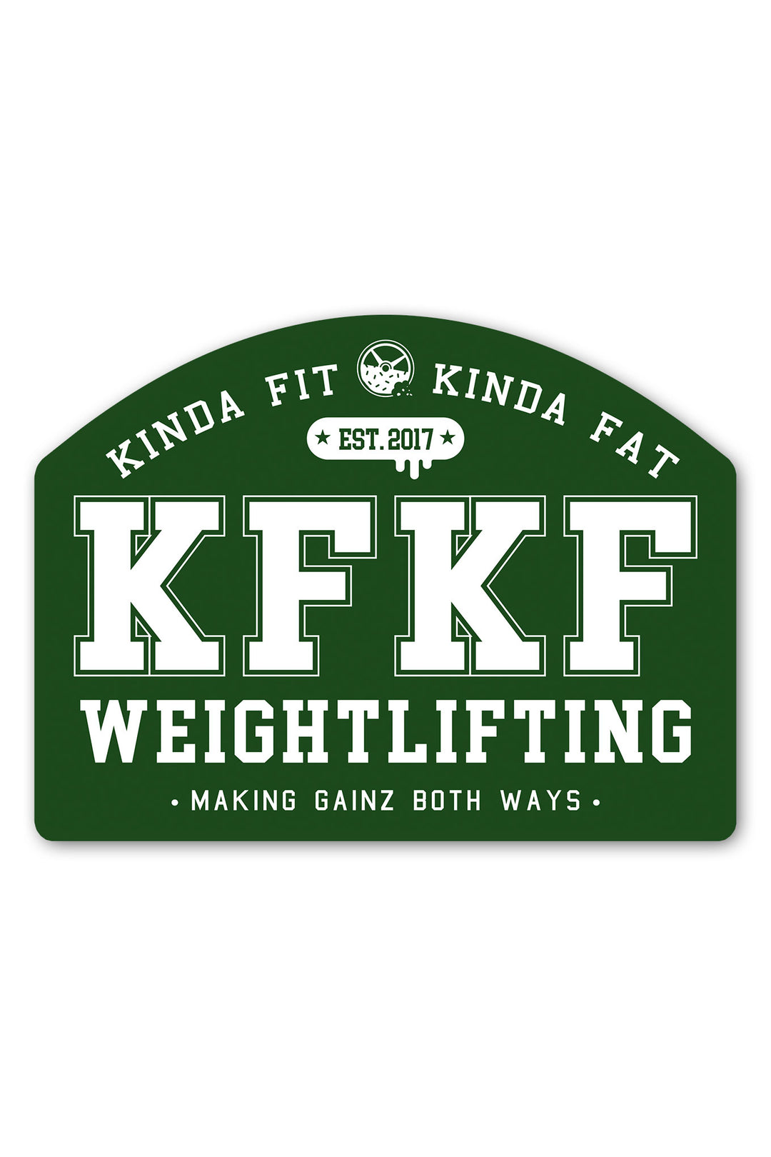 Varsity Weightlifting Sticker