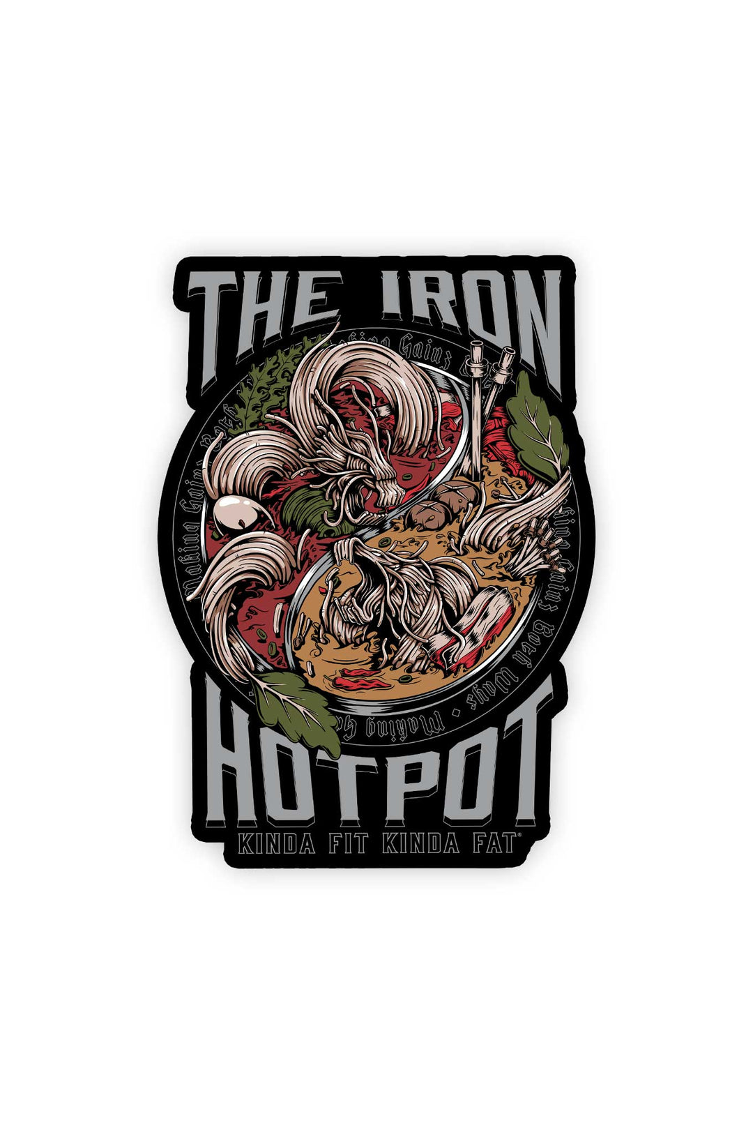 The Iron Hot Pot Sticker