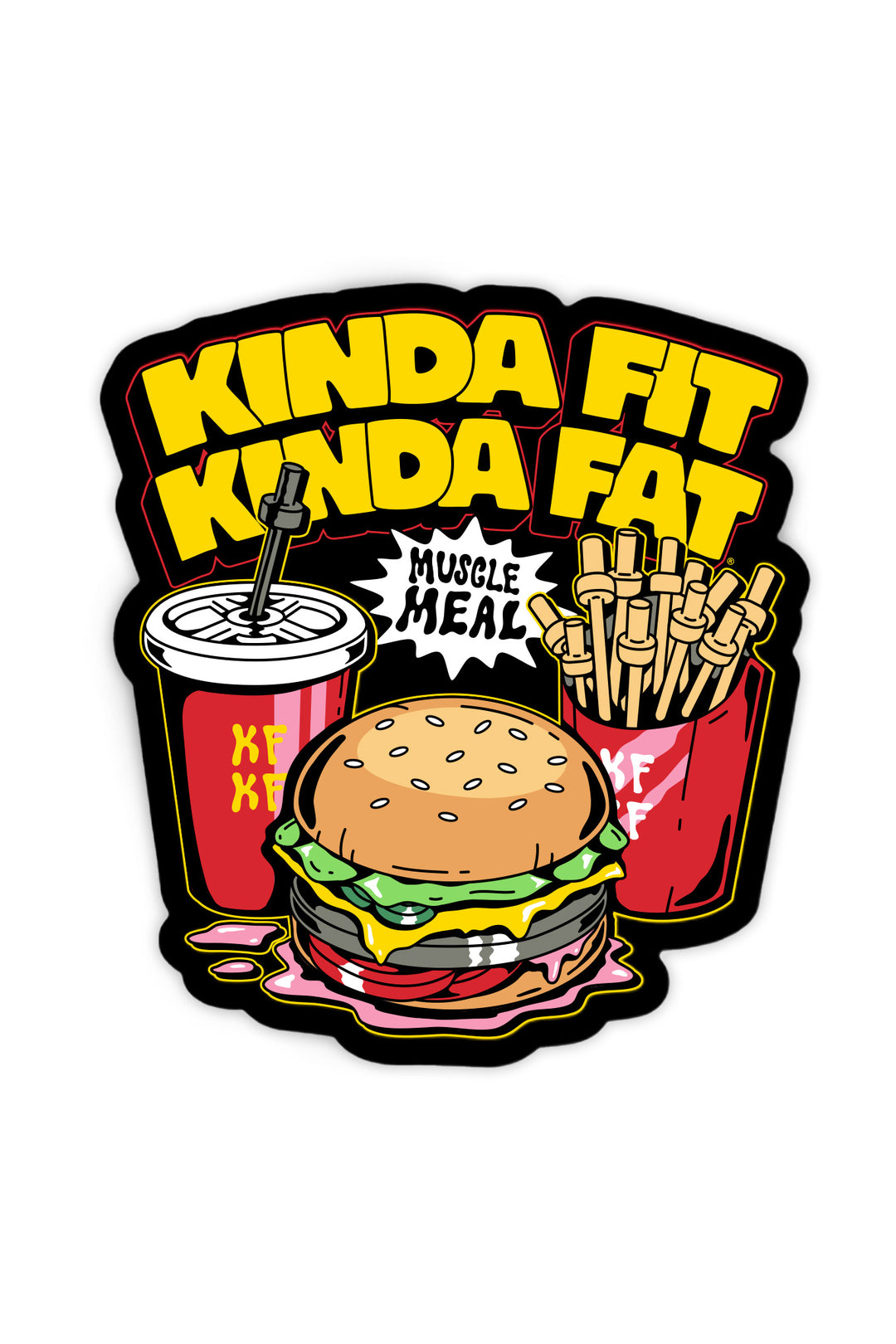Muscle Meal Sticker