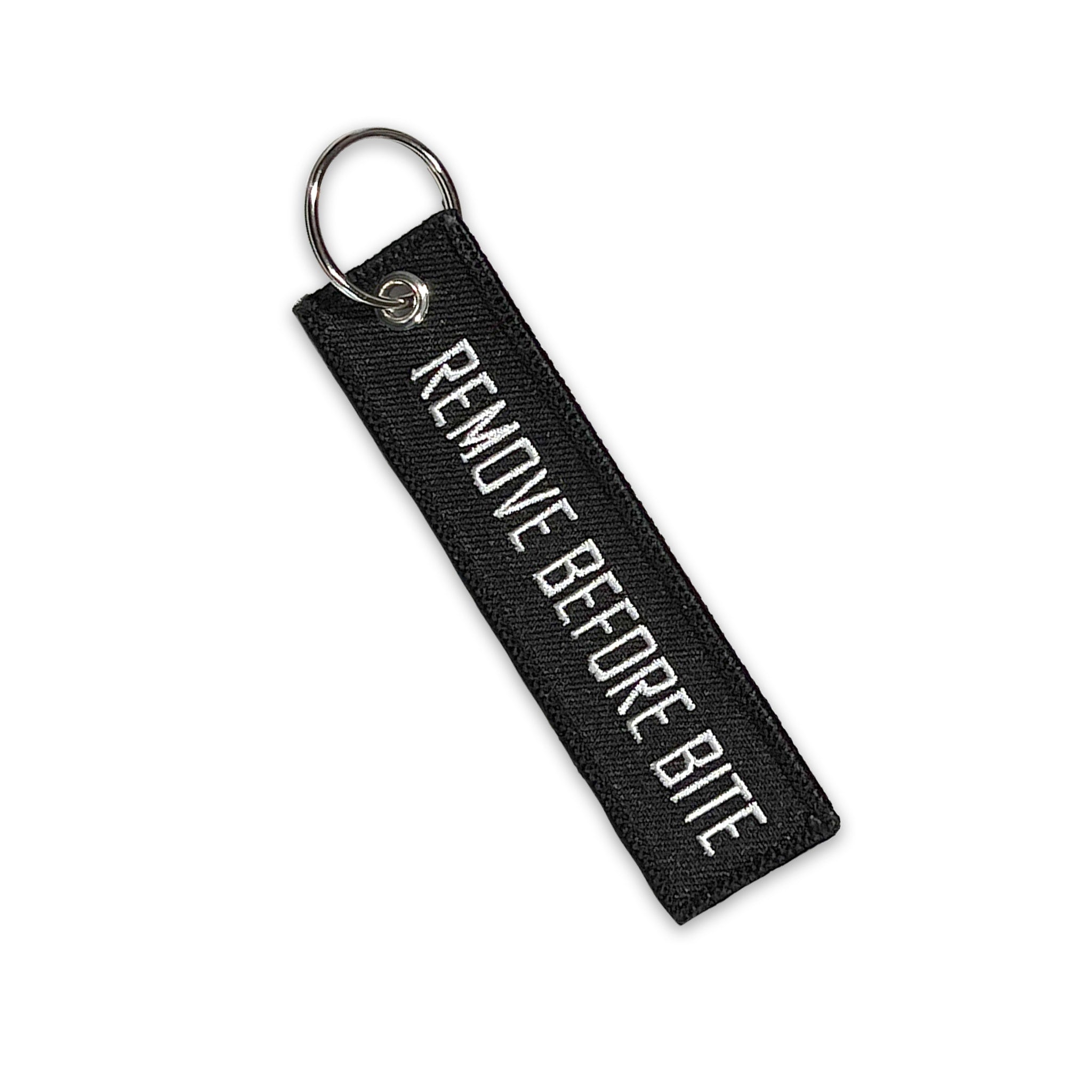 Black Jet Tag Keychain