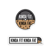 Kinda Fit Kinda Fat Cookie Sticker Pack.