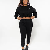Stay Hungry Crop Hoodie