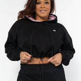 Stay Hungry Crop Hoodie