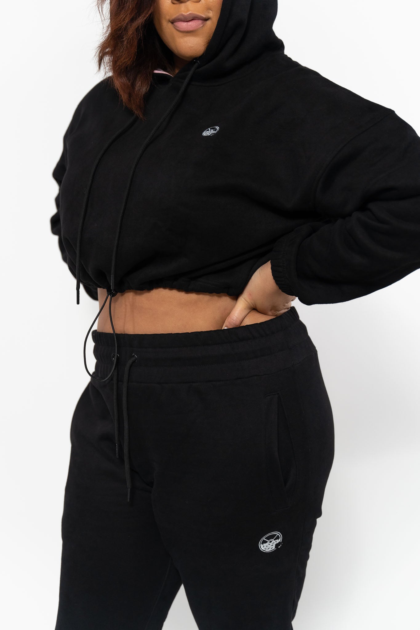 Stay Hungry Crop Hoodie