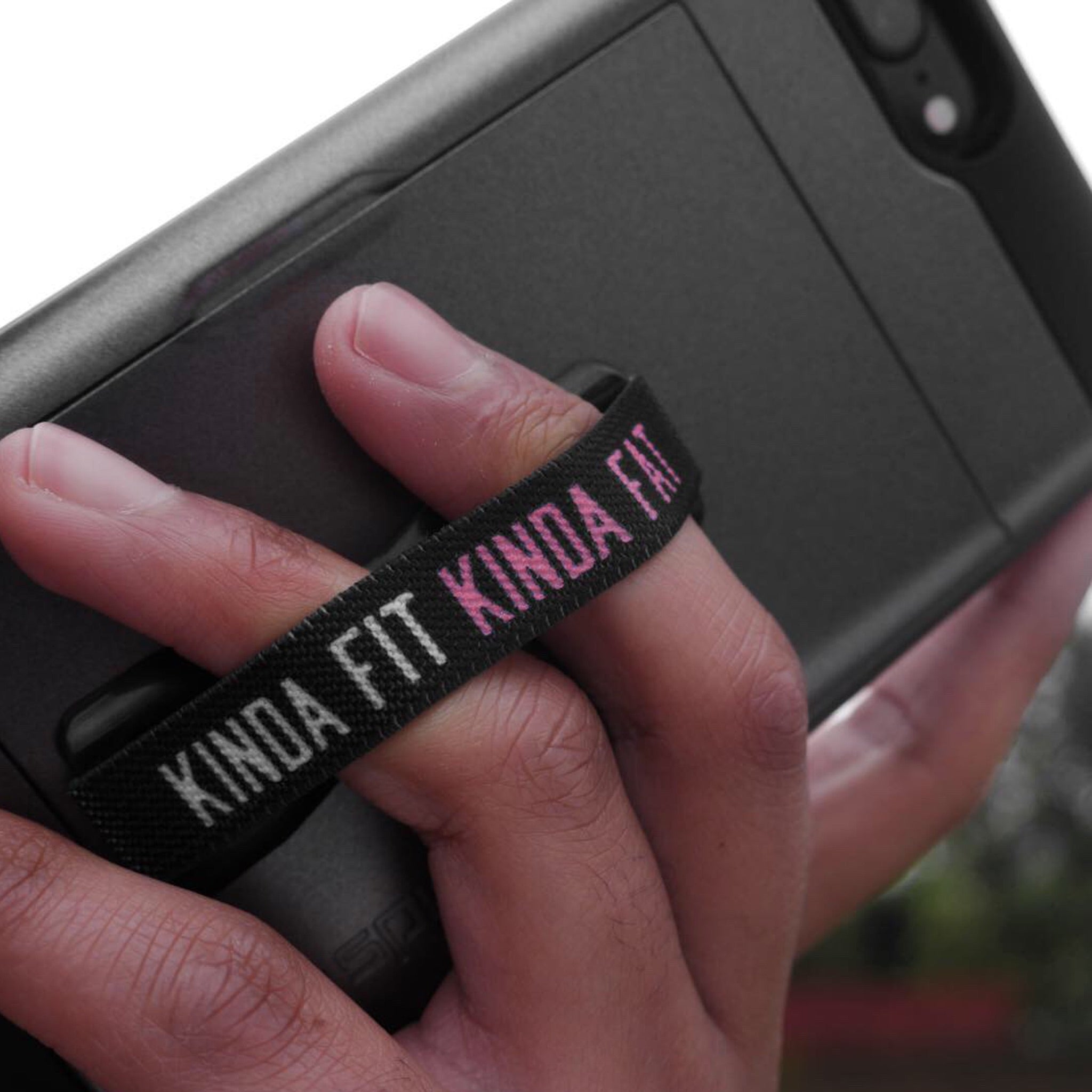 Kinda Fit Kinda Fat Love Handle on phone