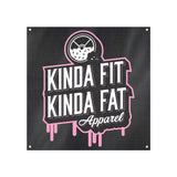Kinda Fit Kinda Fat Drip Logo Banner